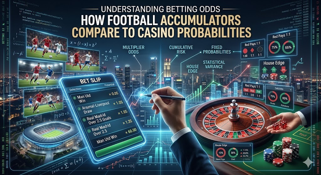 Understanding Betting Odds: How Football Accumulators Compare to Casino Probabilities